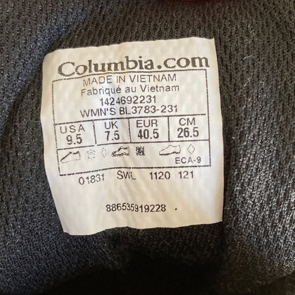 Columbia Chocolate Brown hiking boots waterproof. 9.5 Women, Size 8 Men - Picture 2 of 6